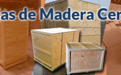 Embalajes con Cajas de Madera Cerradas.