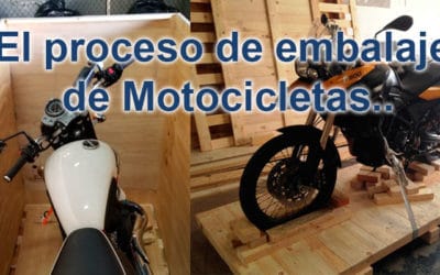 Embalajes de Madera para Transportar Motocicletas.
